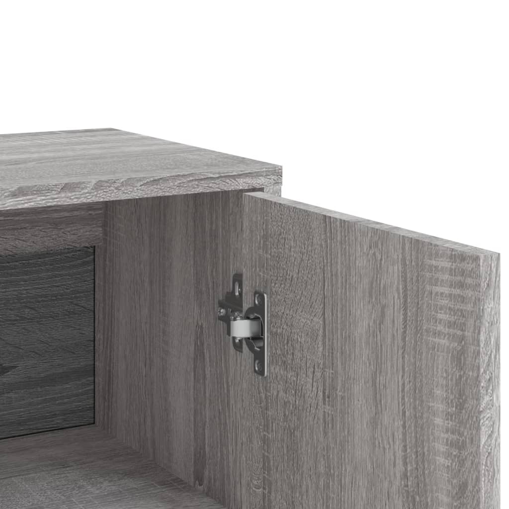 Dressoirs 3 St 60X31X84 Cm Bewerkt Hout Eikenkleur