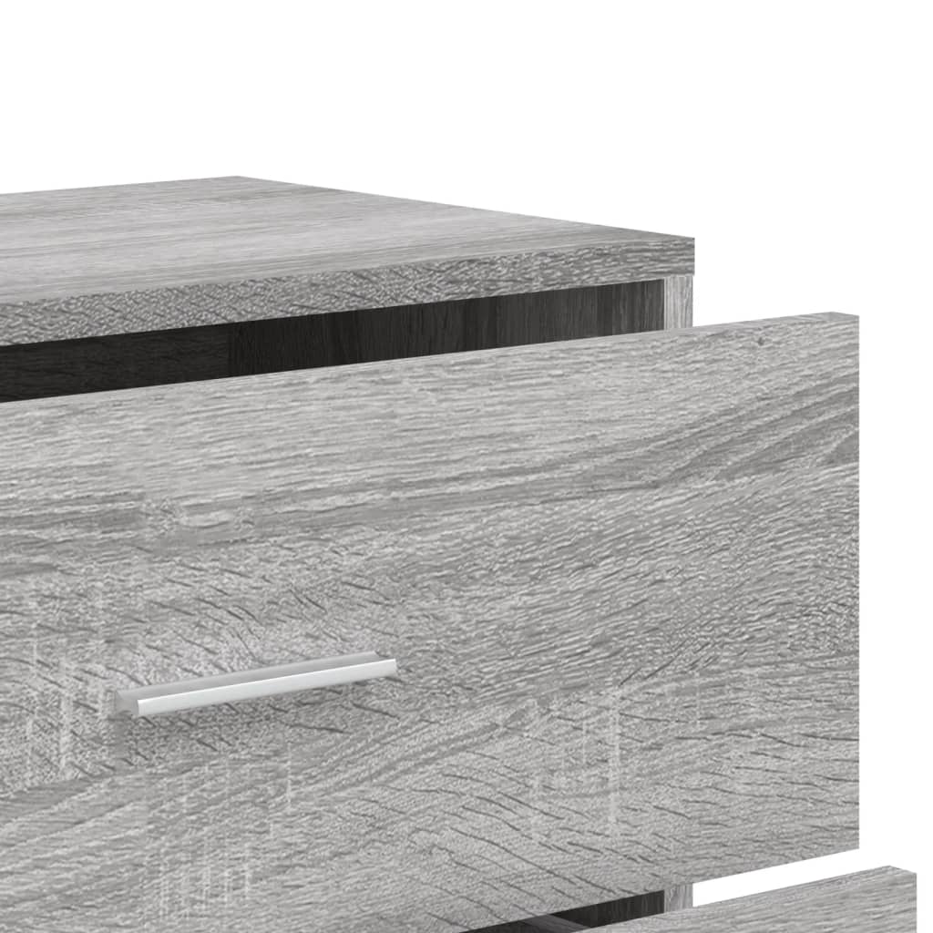 Dressoirs 3 St 60X31X84 Cm Bewerkt Hout Eikenkleur