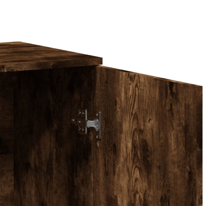 Dressoirs 3 St Bewerkt Hout Kleurig