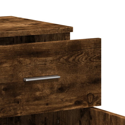 Dressoirs 2 St 79X38X80 Cm Bewerkt Hout Kleurig