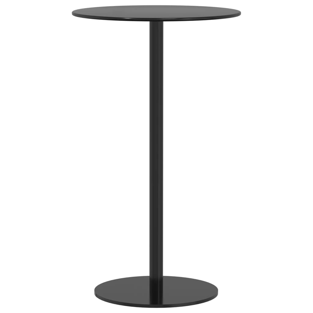 Tuintafel Rond Staal Zwart
