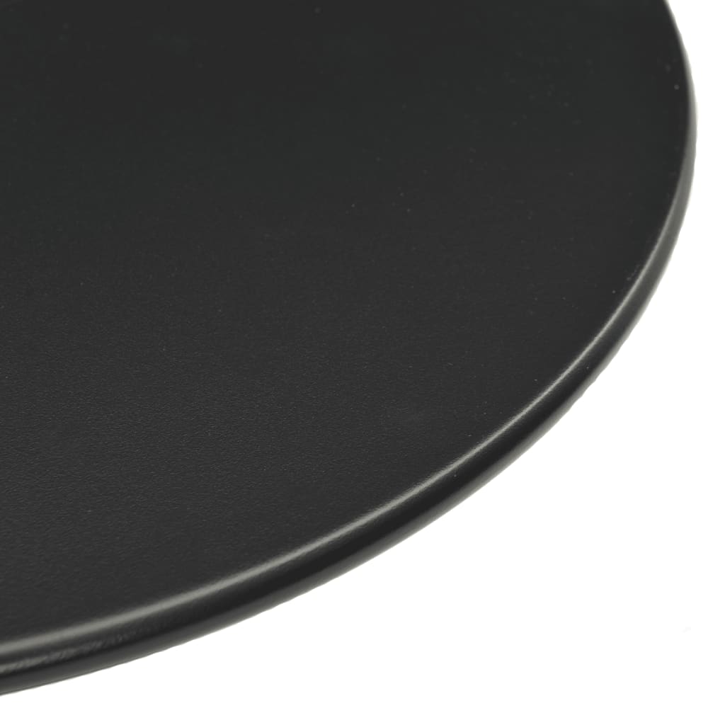 Tuintafel Rond Staal Zwart