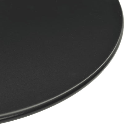 Tuintafel Rond Staal Zwart