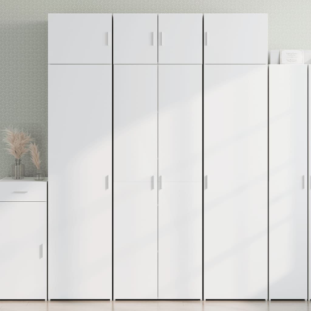 Opbergkast 80X42,5X225 Cm Bewerkt Hout