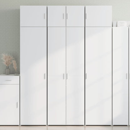 Opbergkast 80X42,5X225 Cm Bewerkt Hout