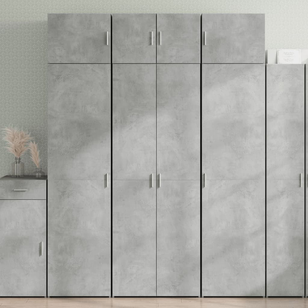 Opbergkast 80X42,5X225 Cm Bewerkt Hout