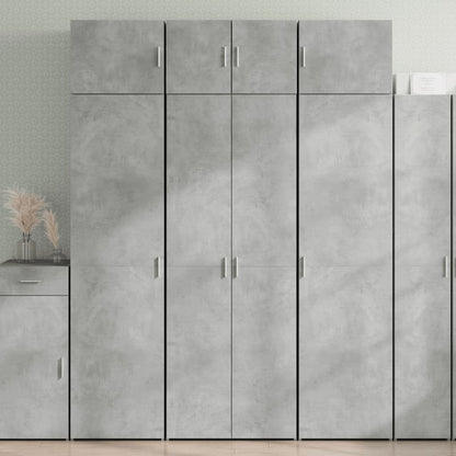 Opbergkast 80X42,5X225 Cm Bewerkt Hout