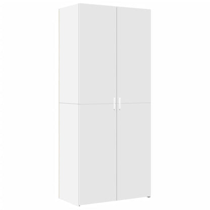 Opbergkast 80X42,5X225 Cm Bewerkt Hout