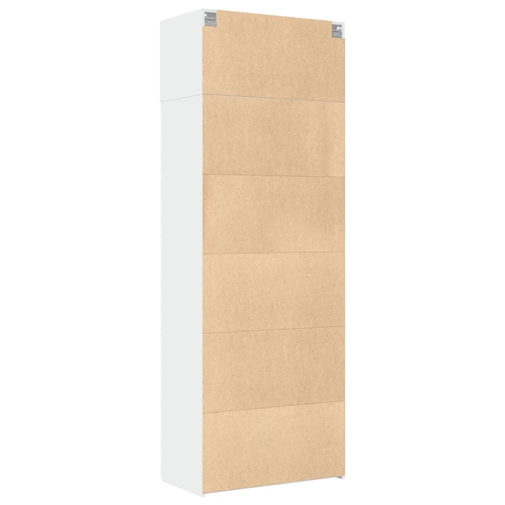 Opbergkast 80X42,5X225 Cm Bewerkt Hout