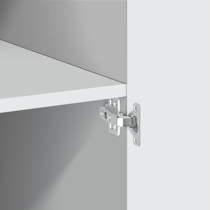 Opbergkast 80X42,5X225 Cm Bewerkt Hout