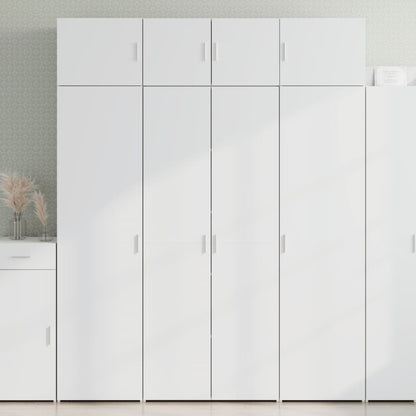 Opbergkast 80X42,5X225 Cm Bewerkt Hout