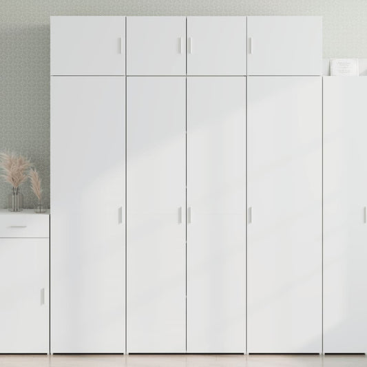 Opbergkast 80X42,5X225 Cm Bewerkt Hout