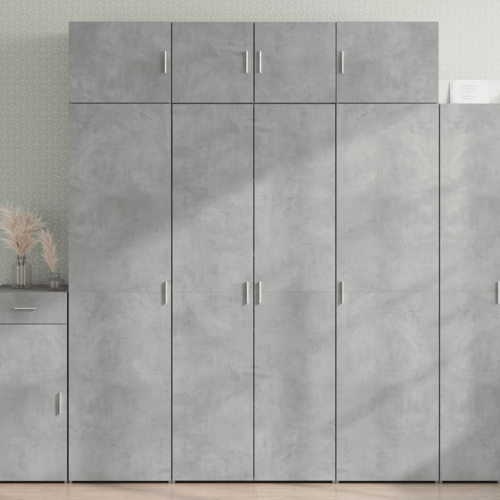Opbergkast 80X42,5X225 Cm Bewerkt Hout