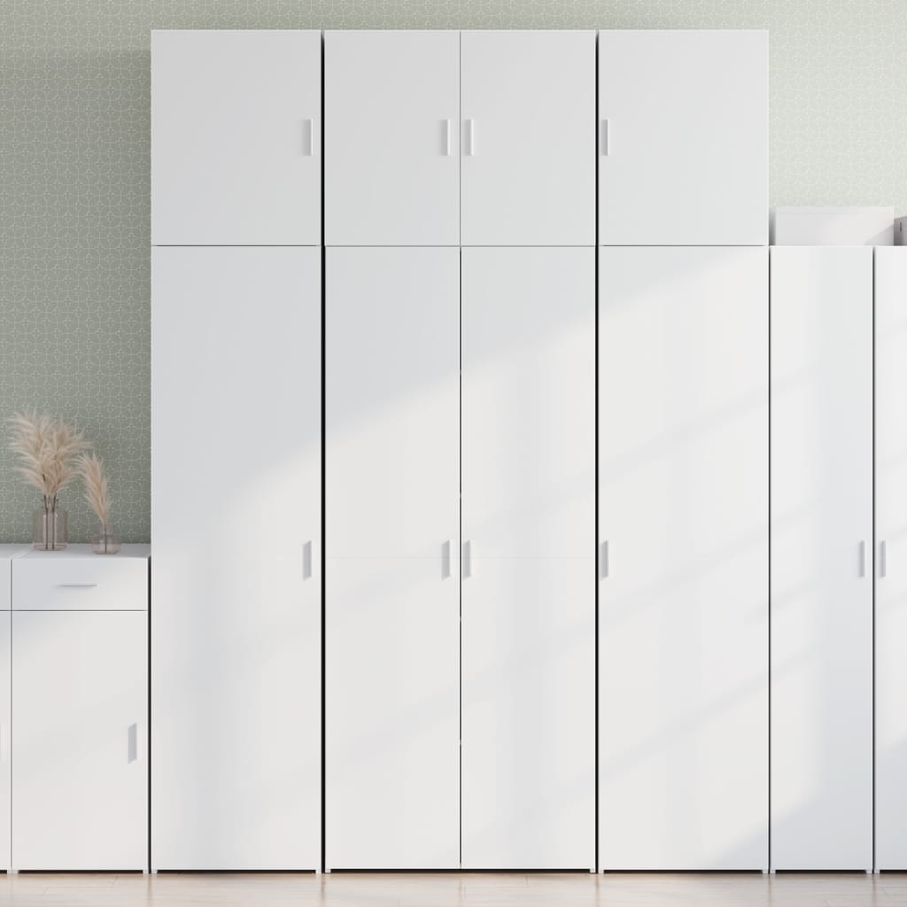 Opbergkast 80X42,5X225 Cm Bewerkt Hout