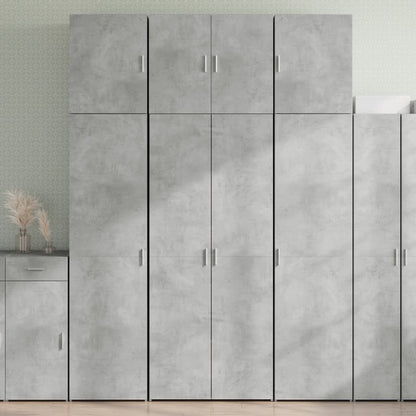 Opbergkast 80X42,5X225 Cm Bewerkt Hout