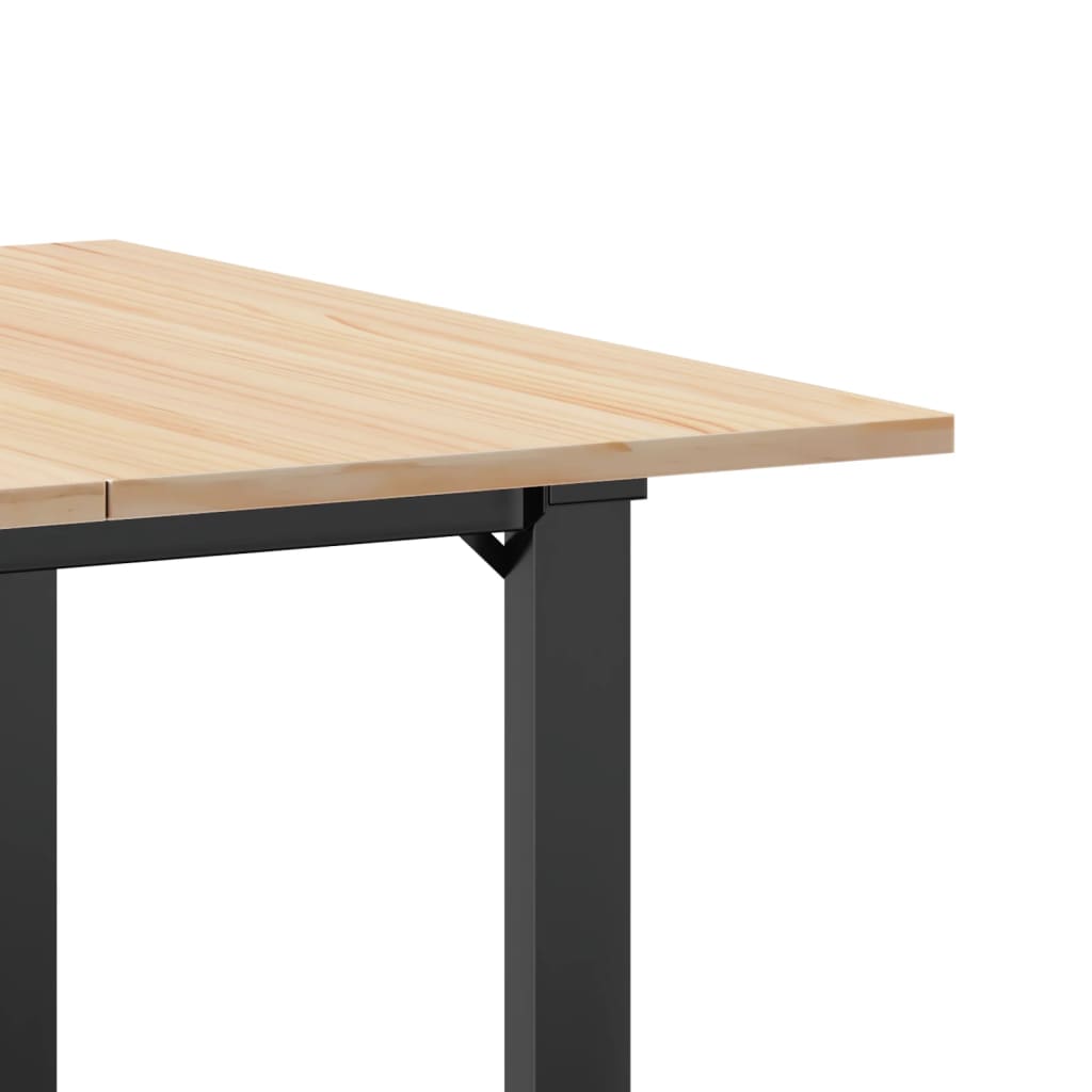 Eettafel Massief Grenenhout En Staal
