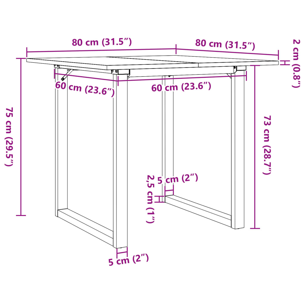 Eettafel Massief Grenenhout En Staal