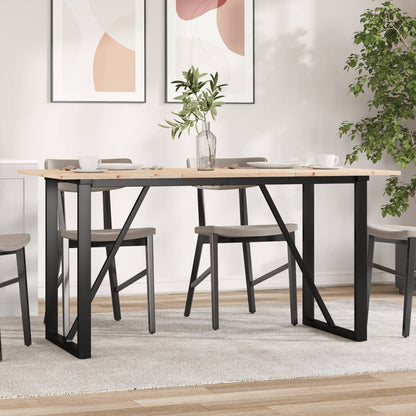 Eettafel Massief Grenenhout En Staal