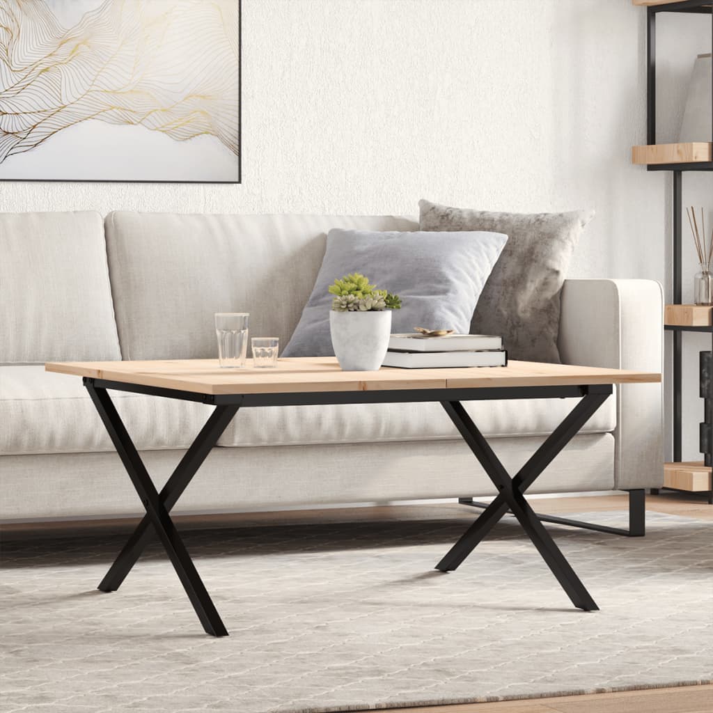 Eettafel Massief Grenenhout En Staal