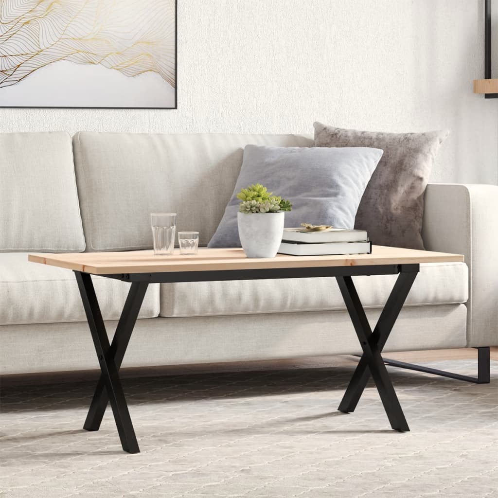 Eettafel Massief Grenenhout En Staal
