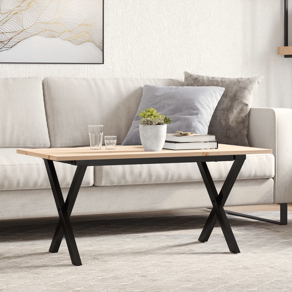 Eettafel Massief Grenenhout En Staal
