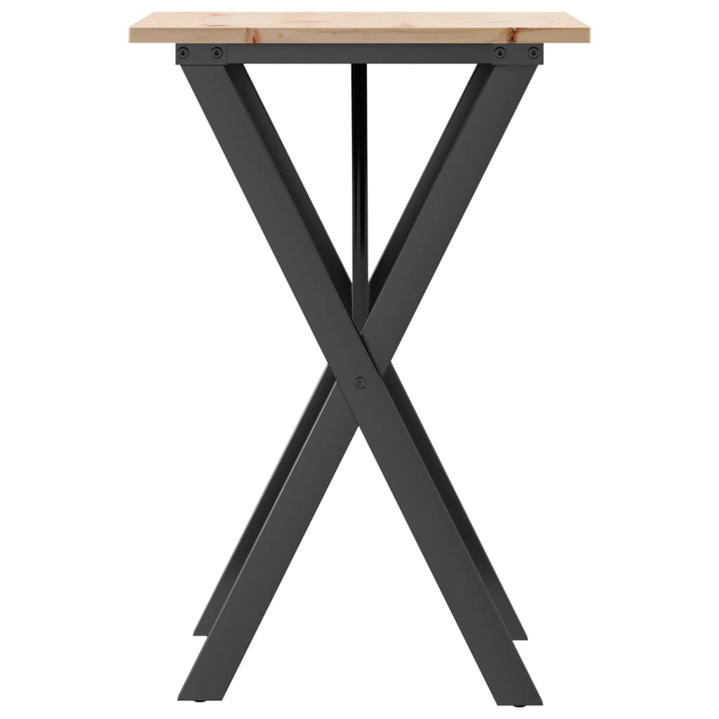 Eettafel Massief Grenenhout En Staal