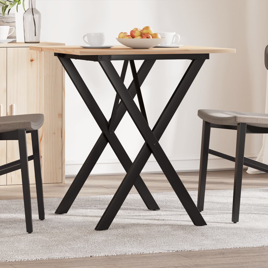 Eettafel Massief Grenenhout En Staal