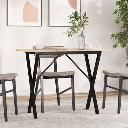 Eettafel Massief Grenenhout En Staal