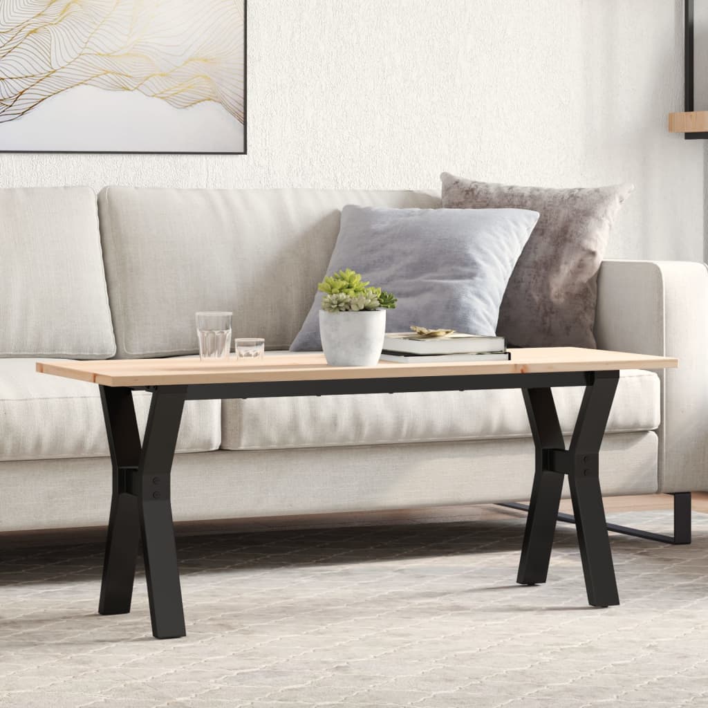 Eettafel Massief Grenenhout En Staal