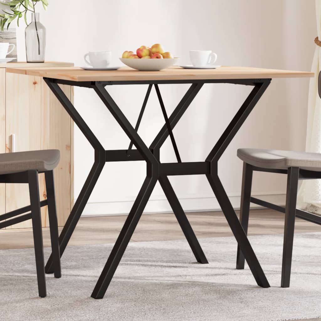 Eettafel Massief Grenenhout En Staal