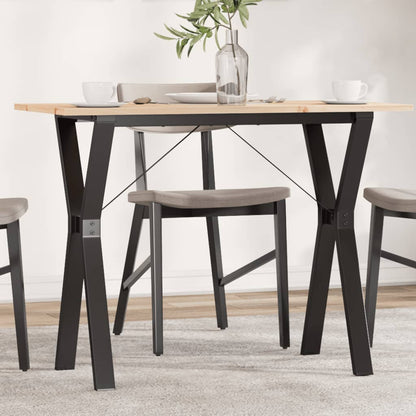 Eettafel Massief Grenenhout En Staal