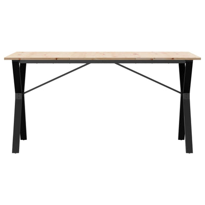 Eettafel Massief Grenenhout En Staal
