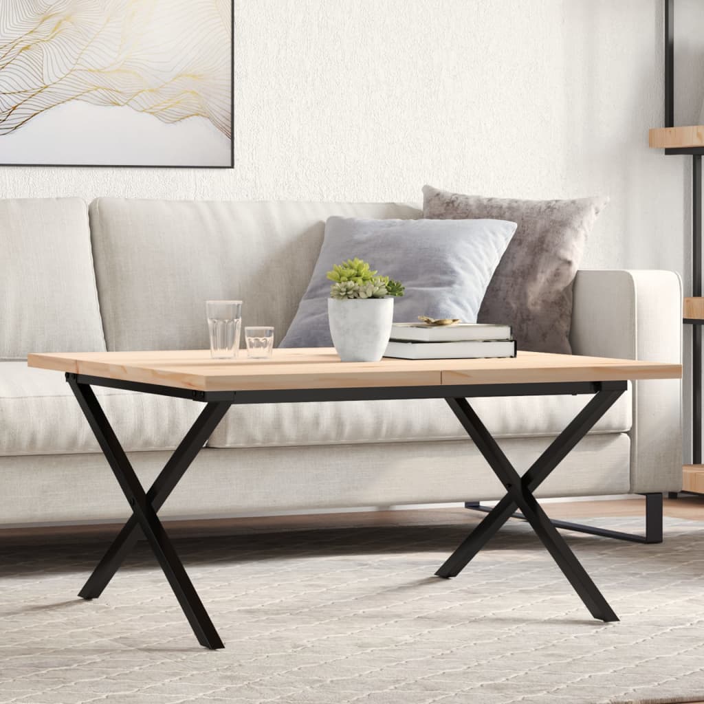 Eettafel Massief Grenenhout En Staal