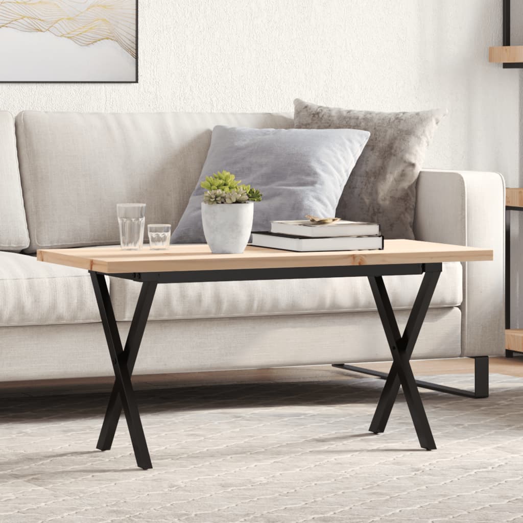 Eettafel Massief Grenenhout En Staal