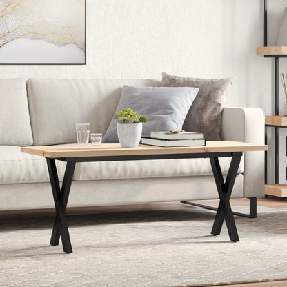 Eettafel Massief Grenenhout En Staal