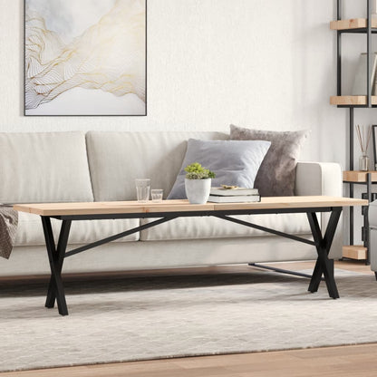 Eettafel Massief Grenenhout En Staal