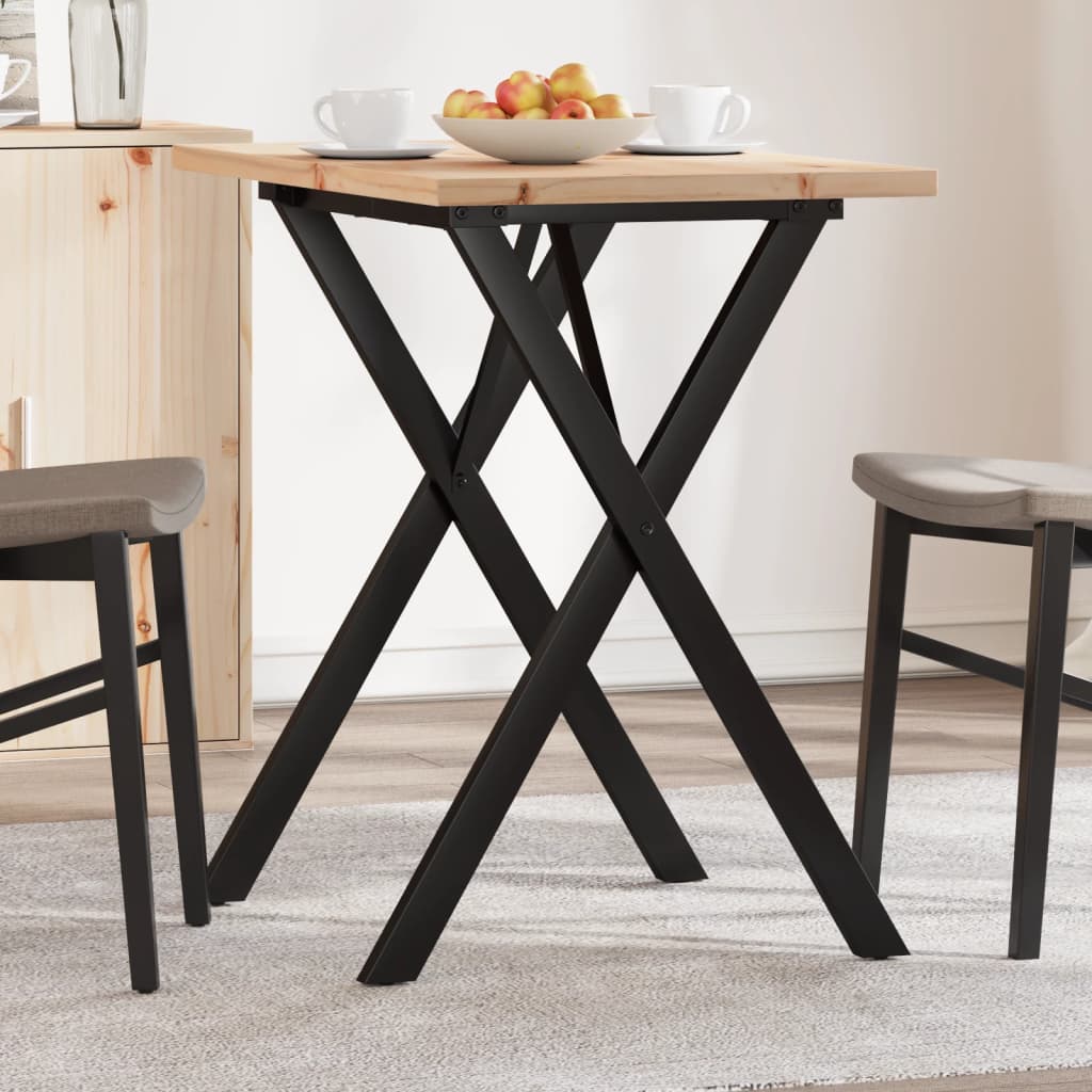 Eettafel Massief Grenenhout En Staal