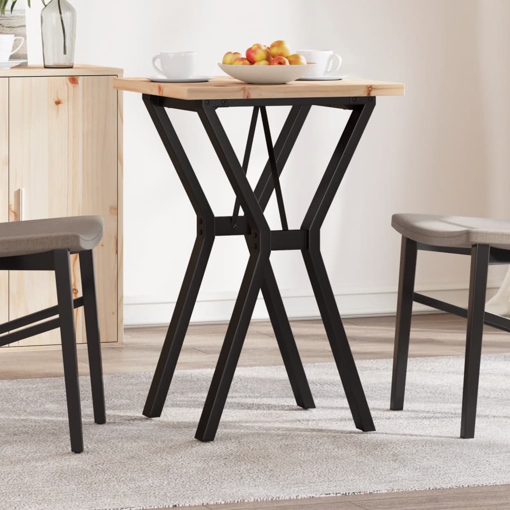 Eettafel Massief Grenenhout En Staal