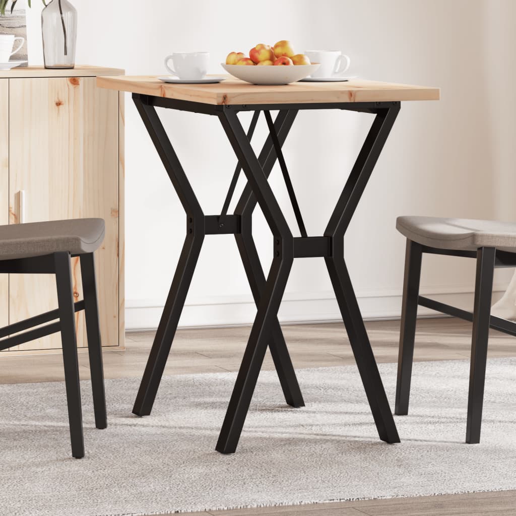 Eettafel Massief Grenenhout En Staal