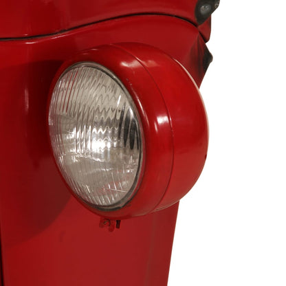 Bartafel Tractor Massief Mangohout Rood En Bruin