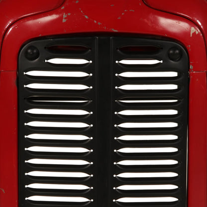 Bartafel Tractor Massief Mangohout Rood En Bruin