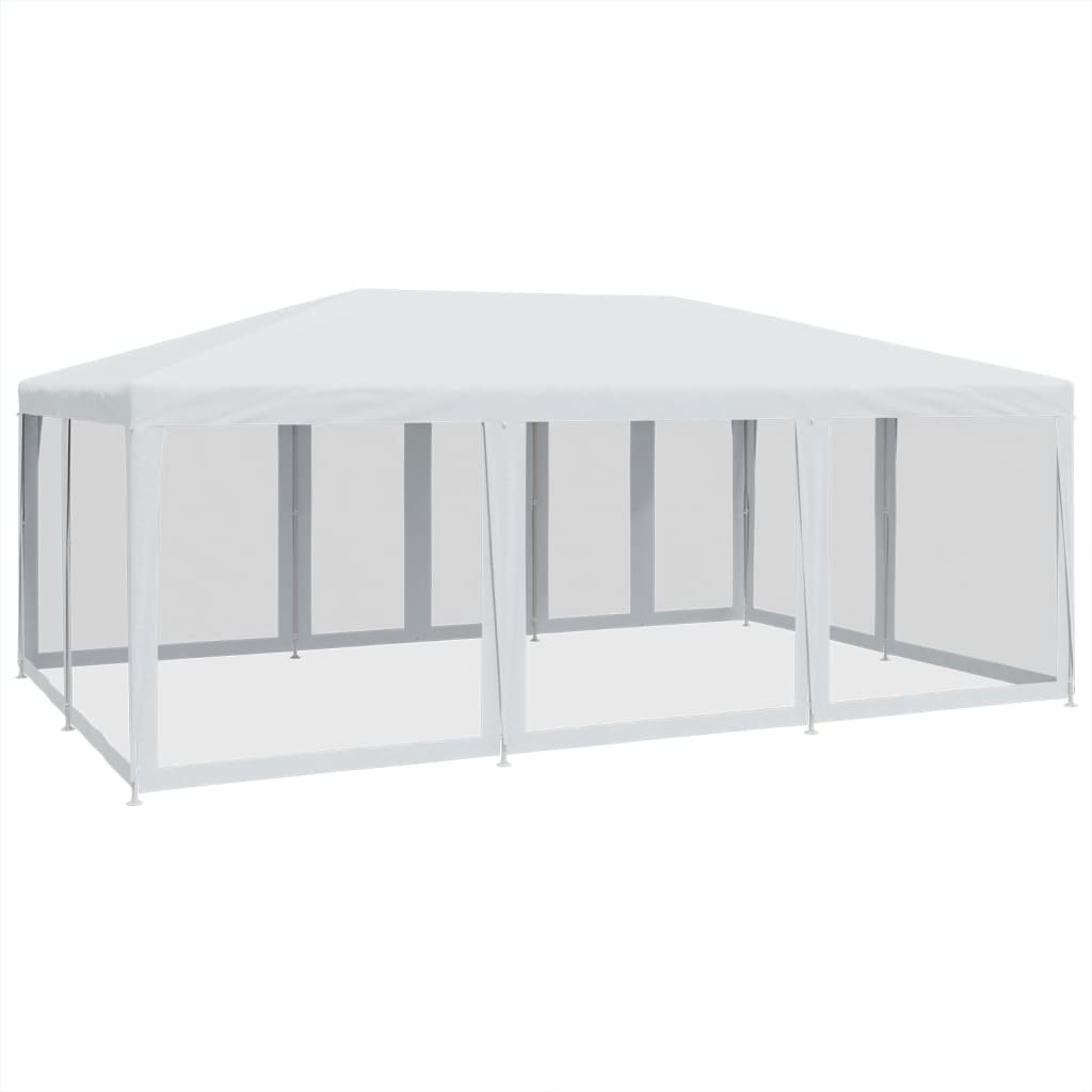 Partytent Met 10 Mesh Zijwanden Hdpe