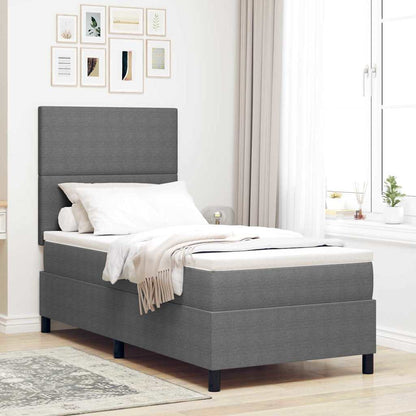Boxspring Bed En Wit Corduroy Stof