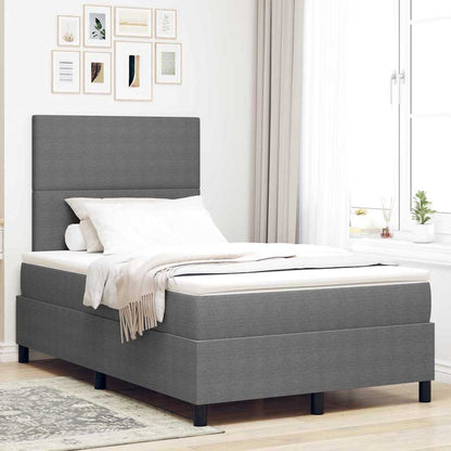 Boxspring Bed En Wit Corduroy Stof