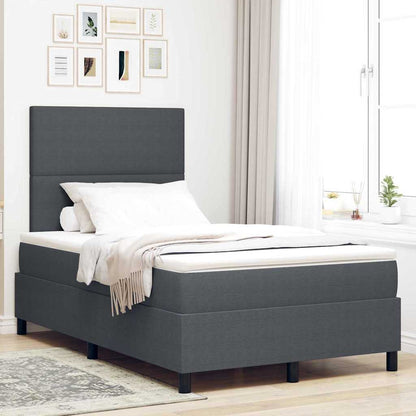 Boxspring Bed En Wit Corduroy Stof