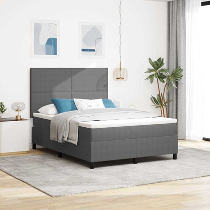 Boxspring Bed En Wit Corduroy Stof