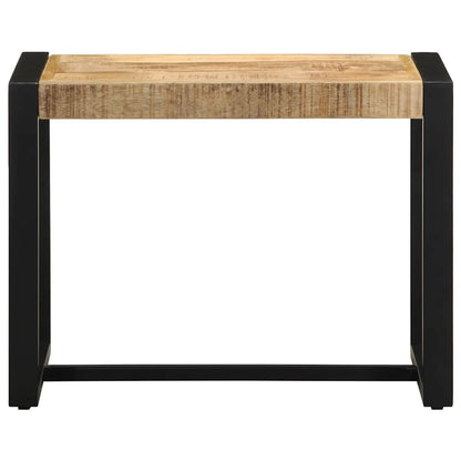 Bank 60X35X45 Cm Massief Ruw Hout Mango