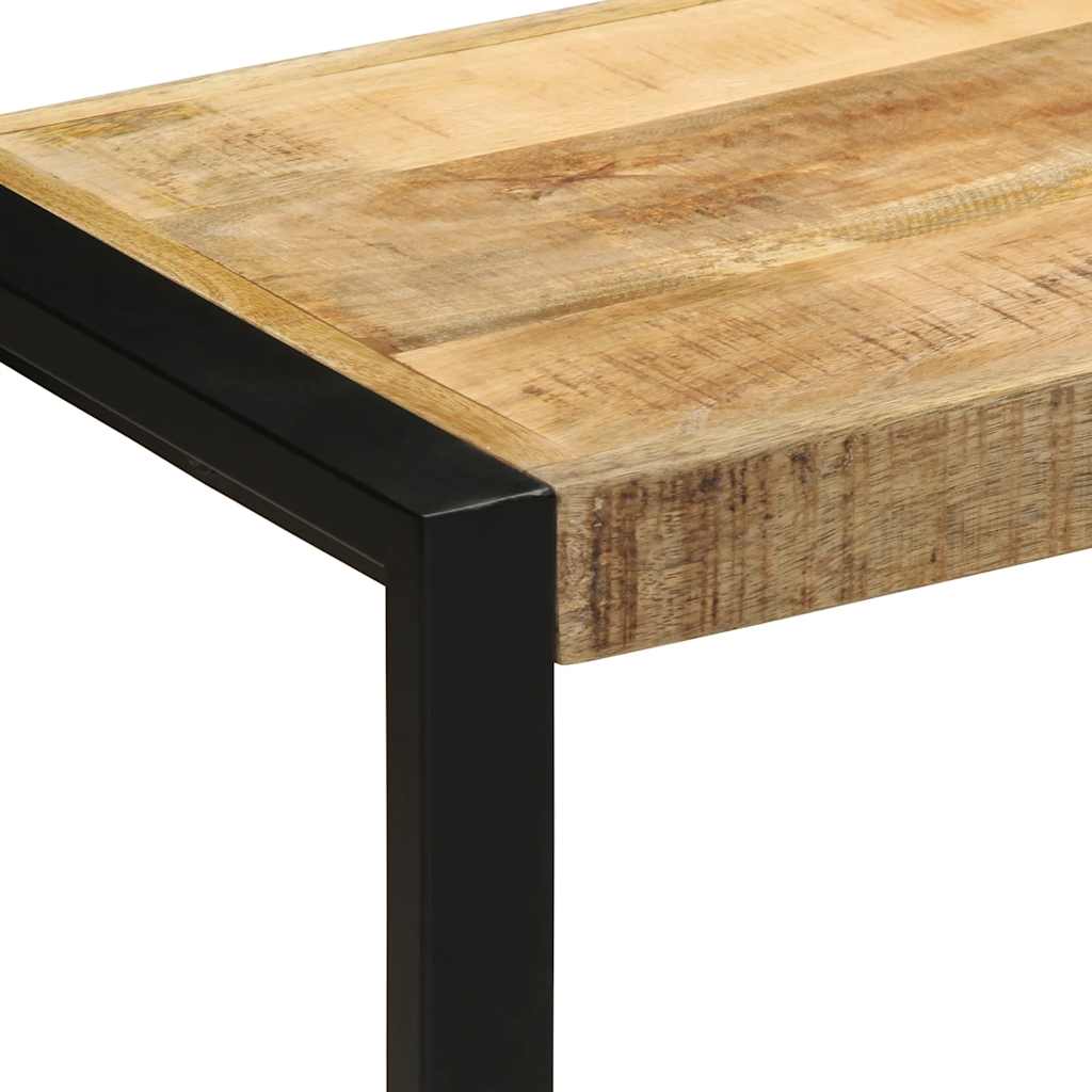 Bank 60X35X45 Cm Massief Ruw Hout Mango
