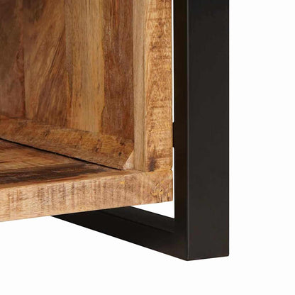 Opslagbank Met Lade Bruin 80 X 35 X 40 Cm Massief Mangohout