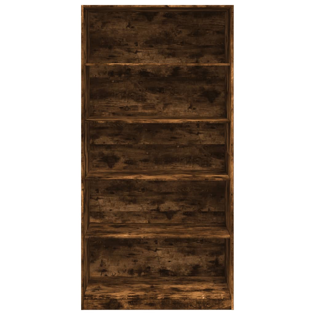 Kledingkast Bewerkt Hout Kleurig Gerookt Eiken